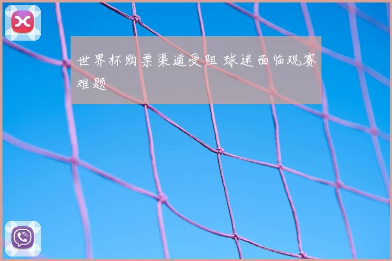 世界杯购票渠道受阻 球迷面临观赛难题